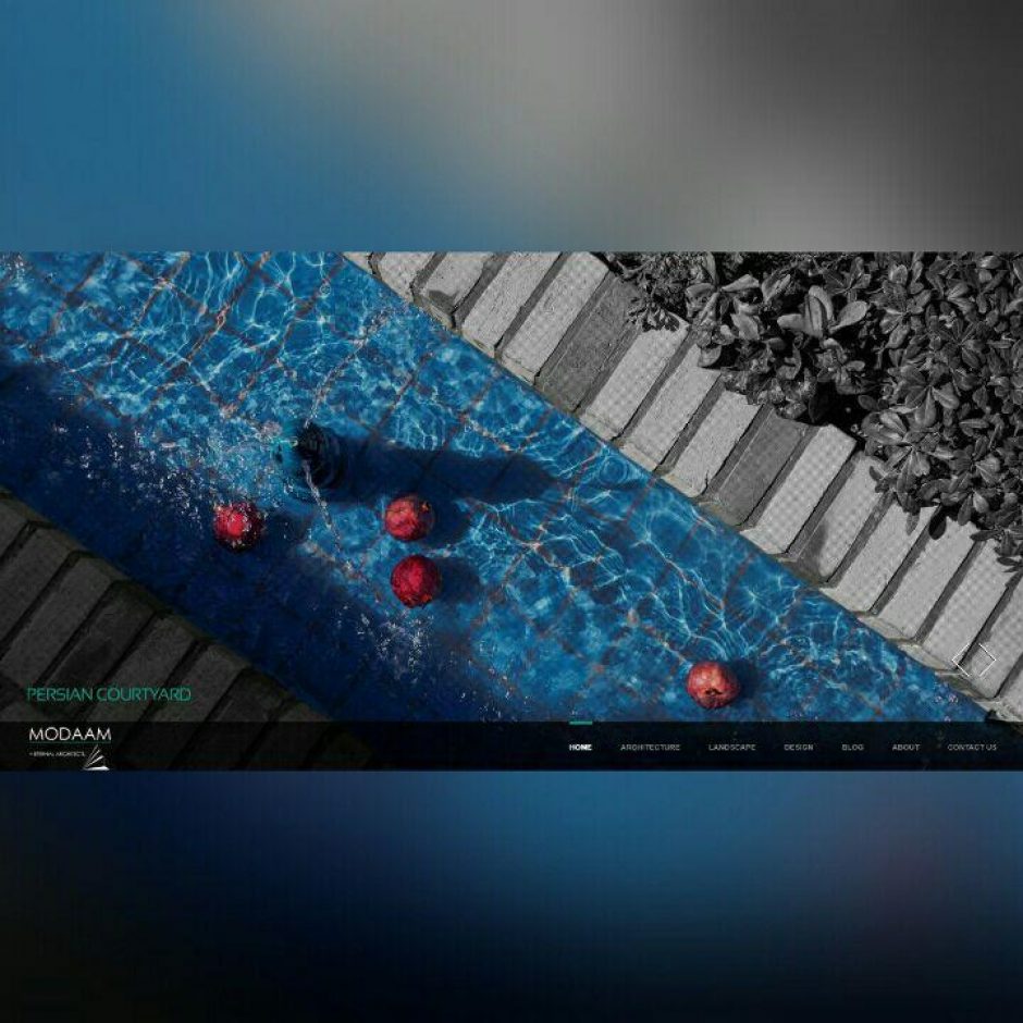 طراحی سایت شرکتی گروه معماری