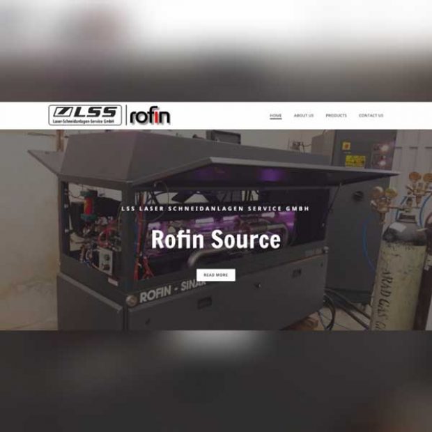 طراحی سایت شرکتی lss-rofin