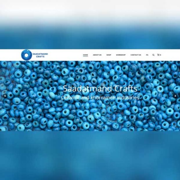 طراحی سایت فروشگاهی صنایع دستی سعادتمند