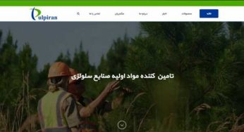 طراحی سایت صنعتی پالپ ایران