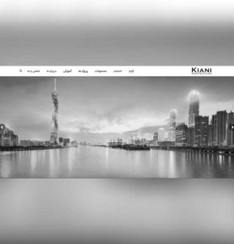 طراحی وبسایت شرکتی کیانی اسمارت