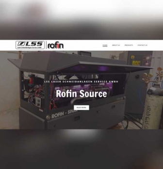 طراحی سایت شرکتی lss-rofin